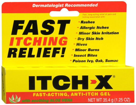 ITCH-X ANTI ITCH GEL 1.25OZ  x 2 tubes