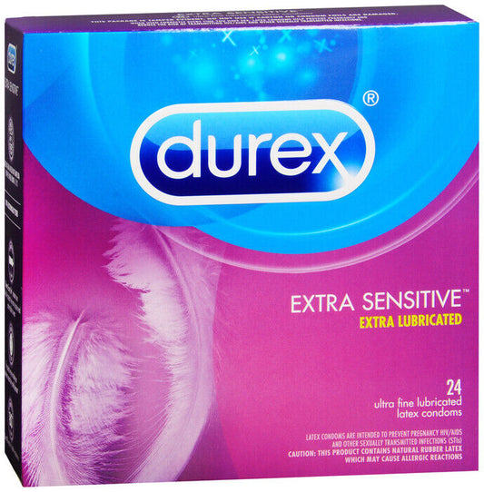 DUREX EXTRA SENSITIVE CONDOM 24CT