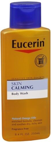 EUCERIN CALM BODY/WASH  WITH NATURAL OMEGA OILS 8.4oz