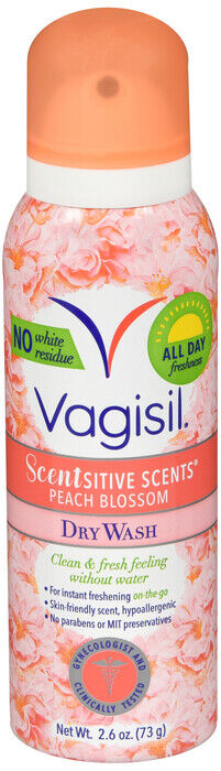 VAGISIL DRY WASH PEACH BLOSSOM 2.6OZ