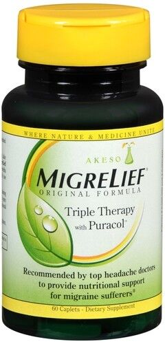 Migrelief Caplets, Migraine Relief Triple Therapy 60ct