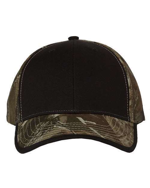 Kati Men Camo Solid Front Cap LC102 six-panel, mid-profile  FREE WORLDWIDE SHIP