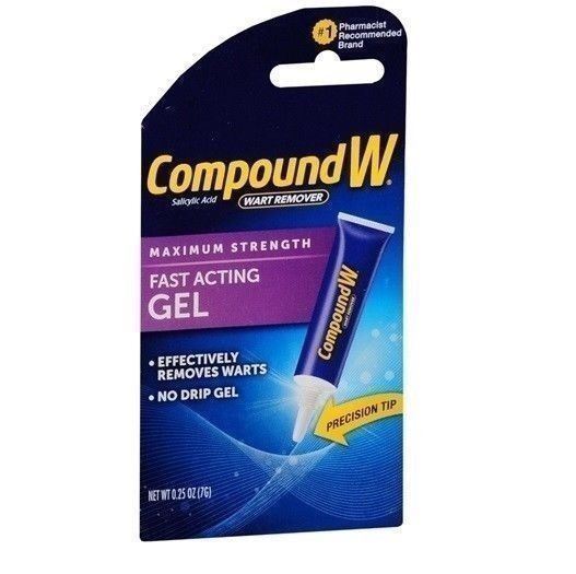 COMPOUND W WART REMOVER FAST ACTING GEL MAX STRENGTH 0.25 OZ FREE USA SHIPPING