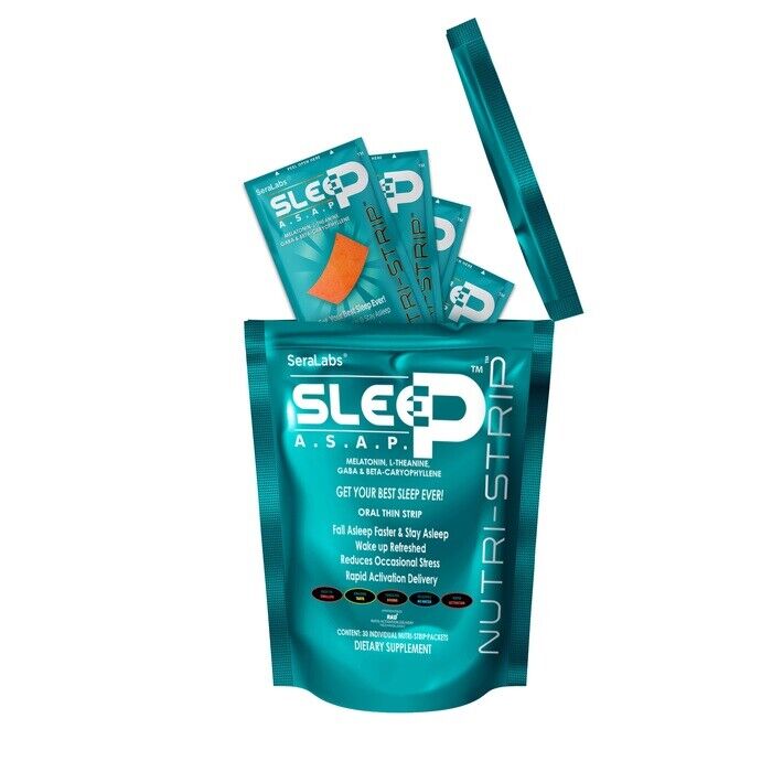 SLEEP NUTRISTRIP A.S.A.P. ORAL STRIPS 30CT