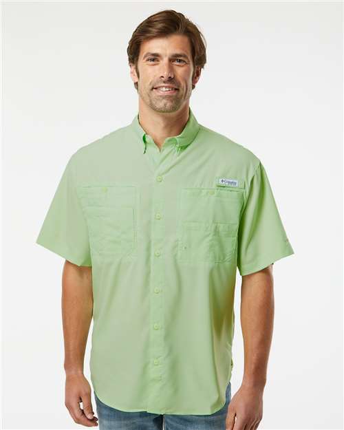 Columbia Short Sleeve Shirt, Ripstop Men’s PFG Tamiami II 128705