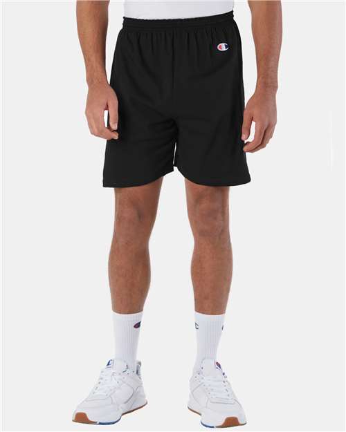 Champion Mens S-XL, 2X 3XL C-8187 Athletic Cotton 6" Inseam No Pocket Gym Shorts