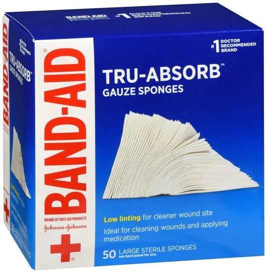 JJ GAUZE MIRASORB 4X4IN GAUZE 50CT