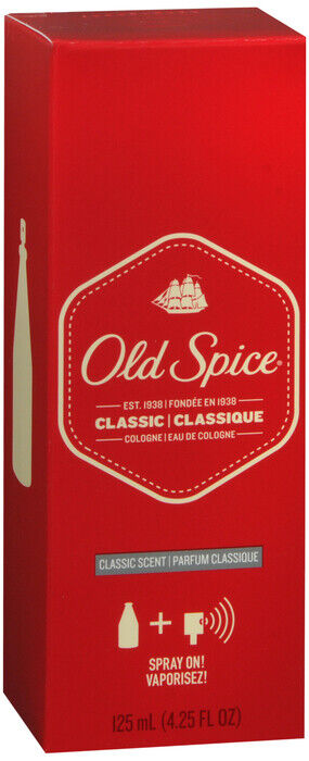 Old Spice Classic Cologne for Men 4.25 oz  x 2