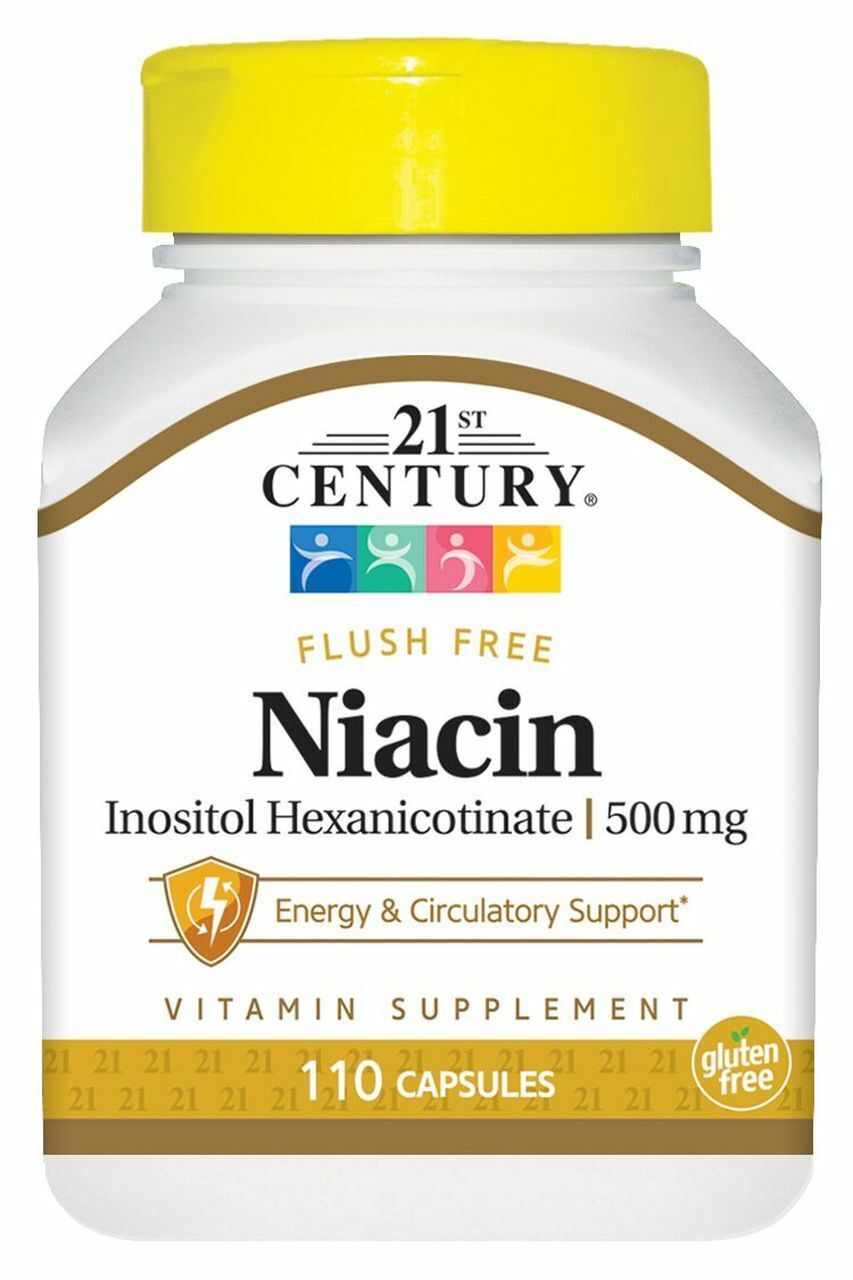 NIACIN 500MG FLUSH FREE CAP 110CT 21ST