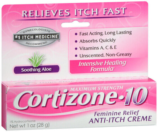 CORTIZONE-10 FEM ITCH RELIEF CREAM 1oz