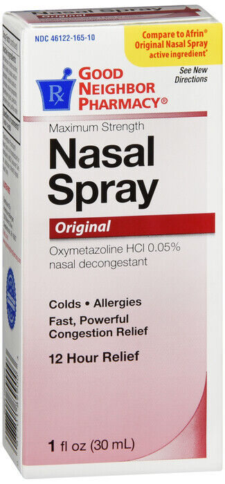 GNP NASAL LONG LASTNG SPY 1 OZ   oxymetazoline HCl NASAL SPRAY 0.05 %  X 6