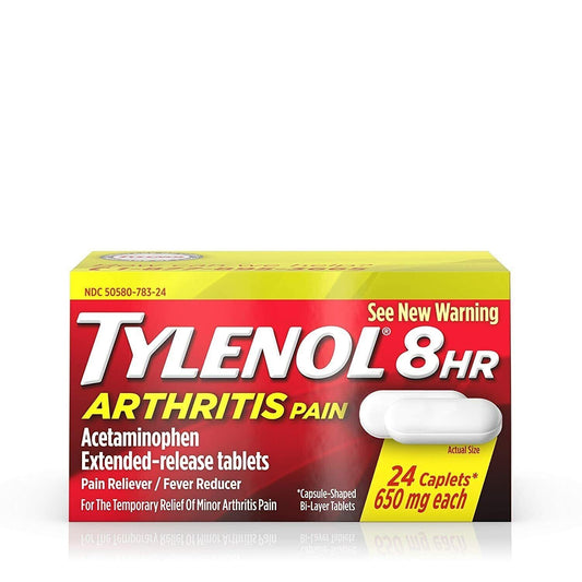 Tylenol 8 Hour Arthritis Pain Acetaminophen 650mg 24ct Caplets