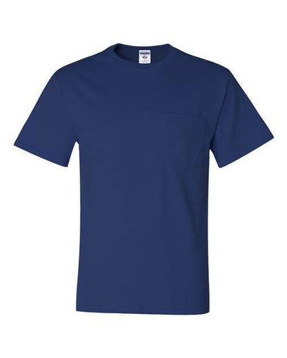 Jerzees Men's  29MP 50/50 Cotton Blend Pocket Tee T-Shirt