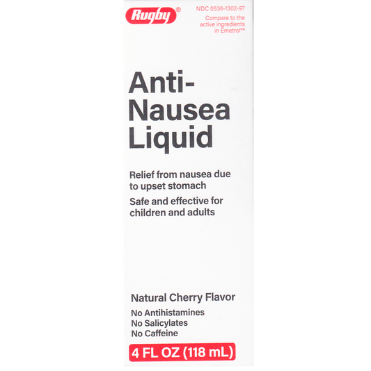 NAUSEA CONTROL LIQUID CHERRY 4OZ  RUGBY