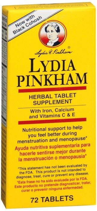 Lydia Pinkham Herbal Tablets - 72 Tablets