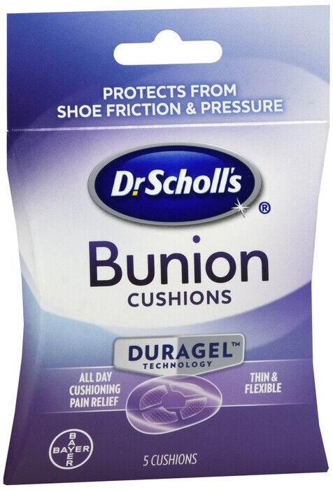 SCHOLLS BUNION CUSHION 5CT   x 3 packs