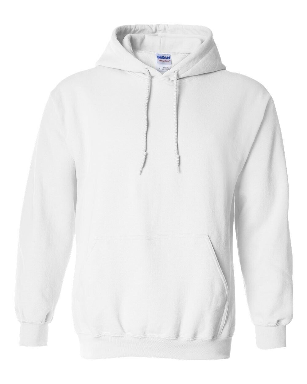 Gildan - Heavy Blend Hooded Sweatshirt - 18500  WHITE  SMALL  1/24