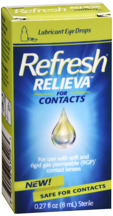 REFRESH RELIEVA PF LUBE EYE DROP 8ML  FOR CONTACTS