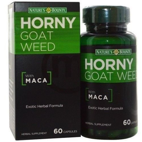 Nature's Bounty Horny Goat Weed With Maca Capsules