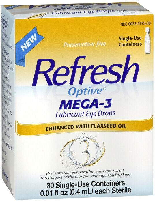 REFRESH OPTIVE MEGA-3 EYE DRP 30X0.4ML