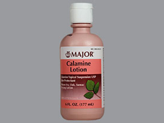 Major Calamine Lotion for Poison Ivy, Sumac, etc 6oz   X 3 free shipping