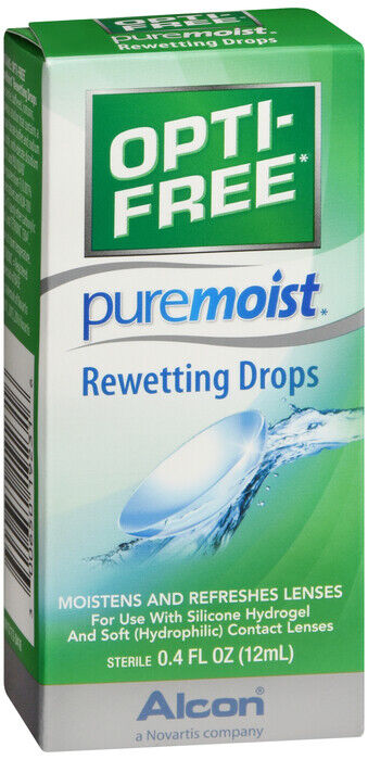 OPTI-FREE PURE MOIST REWETTING DROP 12ML