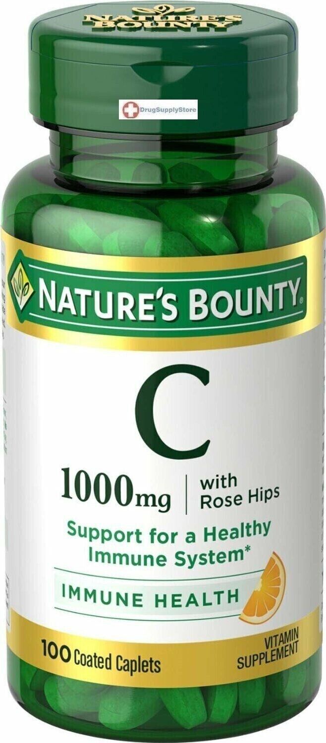 Nature Bounty Vit C 1000mg Rose hip Tab 100ct