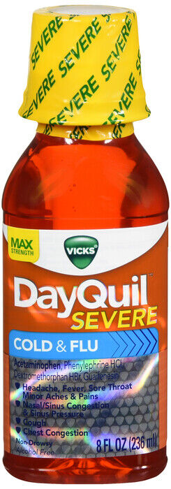 DAYQUIL SEVERE LIQUID 8OZ