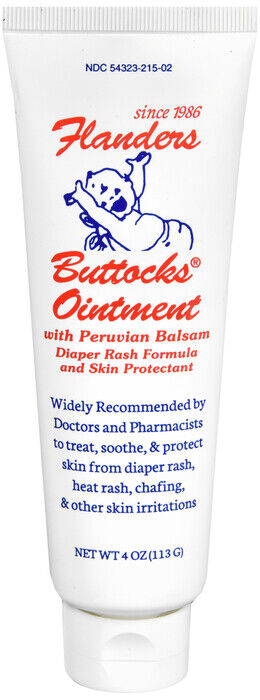 FLANDERS BUTTOCKS DIAPER OINTMENT 4OZ    balsam peru/zinc oxide TOPICAL  x 2