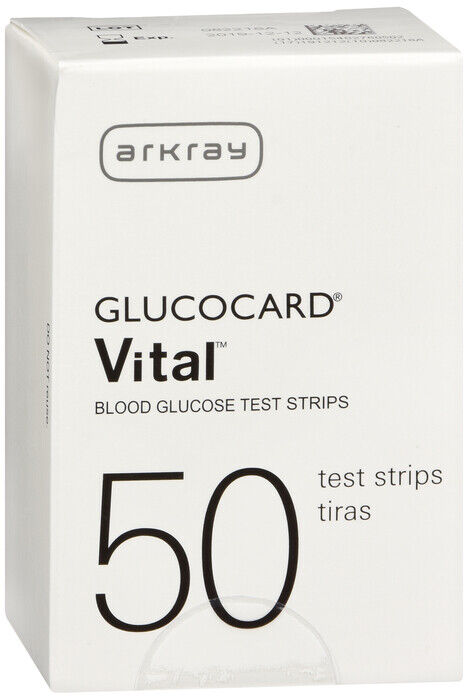 GLUCOCARD HME/DME VITAL STRIP 50CT