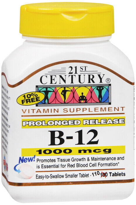 B-12 1000MCG PROLONGED RELEASE 110CT