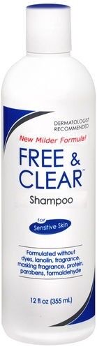 FREE & CLEAR SHAMPOO 12oz  x  2   FREE USA SHIPPING