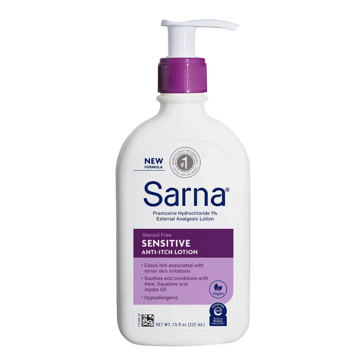 SARNA LOTION SENSITIVE MAX STRENGTH 7.5OZ