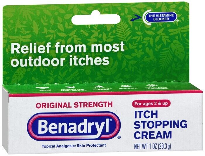 Benadryl Itch Stopping Cream Original Strength 1 oz