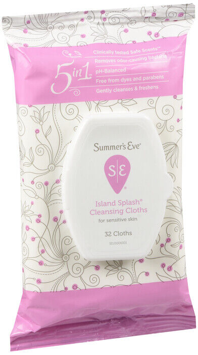 SUMMERS EVE CLEANSING CLOTH ISLAND 32CT