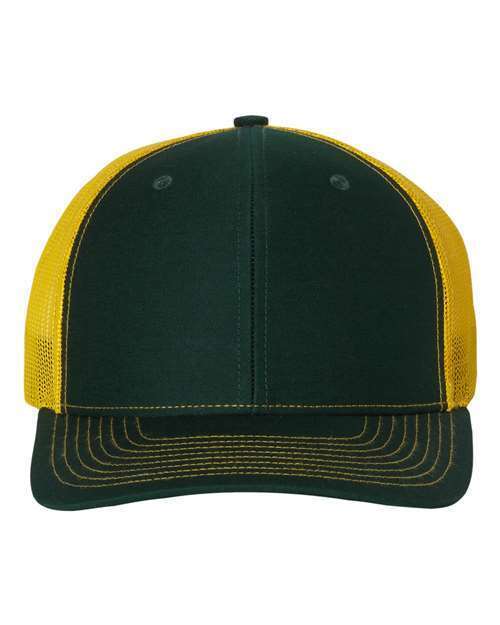 Richardson Trucker Ball Cap Meshback Hat Snapback Cap Trucker Hat Cap - 112