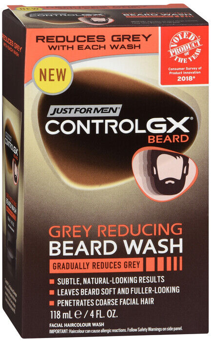 CONTROL GX GREY REDUCING BEARD WASH 4OZ