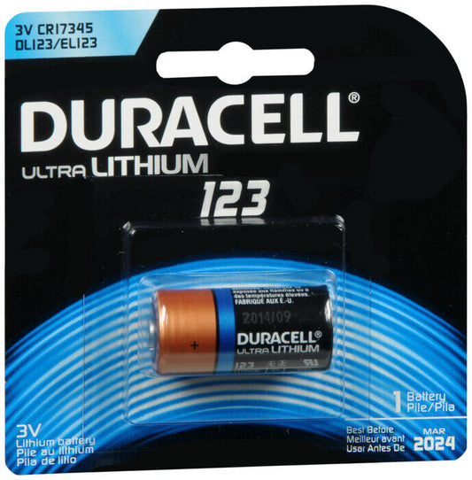 DURACELL ULTRA PHOTO LITHIUM DL123 SINGLE