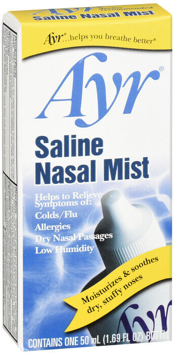 Ayr Saline Nasal MIST 1.69oz ( 2 pack )