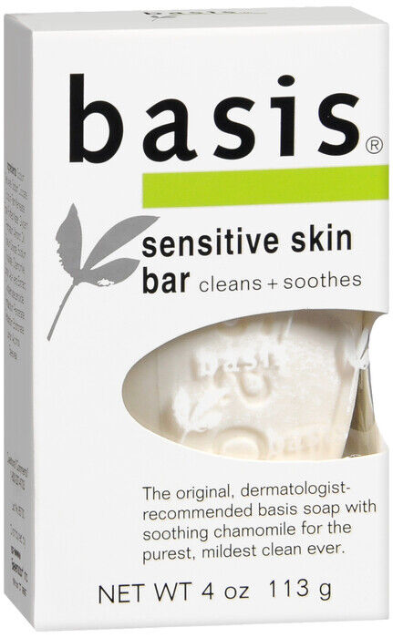 Basis SENSITIVE Skin Bar Cleanse + Soothe 4oz Bar ( 2 pack )