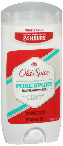 OLD SPICE HIGH ENDURANCE  INVISIBLE SOLID 3oz  PURE SPORT