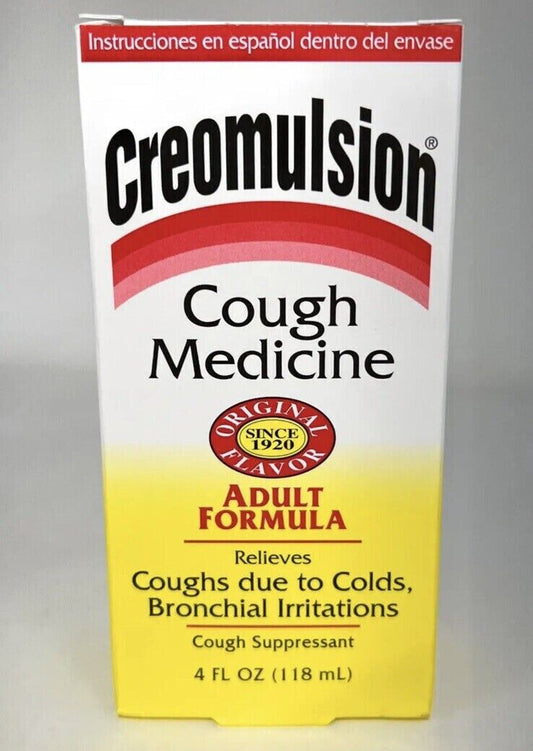 Creomulsion Cough Medicine Adult Formula 4FL OZ  Original