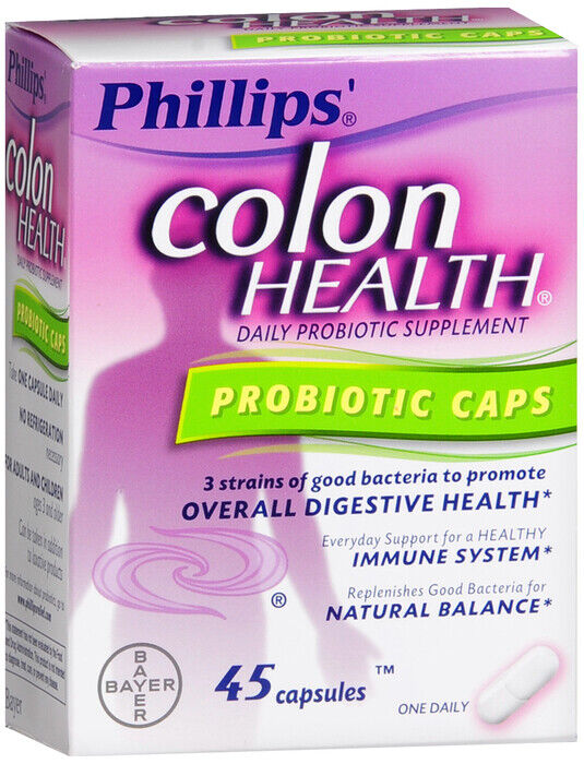 PHILLIPS COLON HEALTH PROBIOTIC CAPSULE 45CT