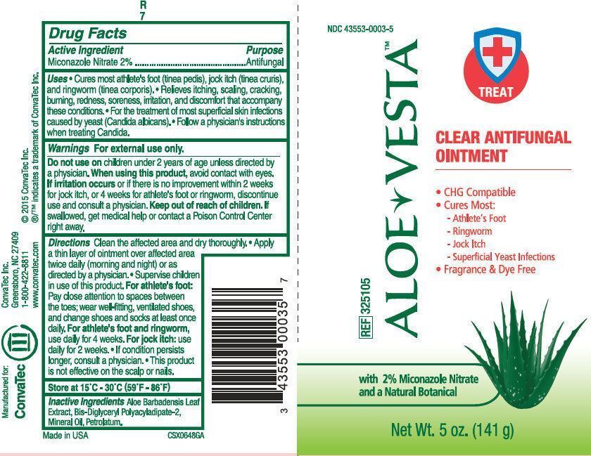 ConvaTec Aloe Vesta Antifungal Ointment 5oz. Tube