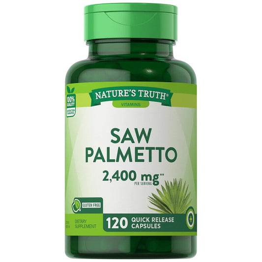 Nature's Truth Saw Palmetto 2,400 mg 1 x 120 Quick Release Capsules