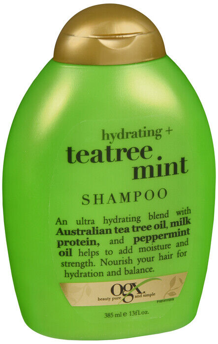 OGX HYDRATING TEA TREE/MINT SHAMPOO 13OZ