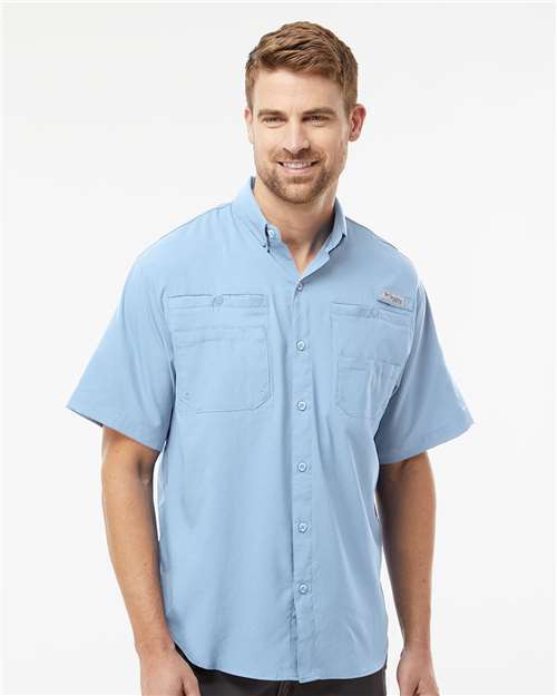 Columbia Short Sleeve Shirt, Ripstop Men’s PFG Tamiami II 128705