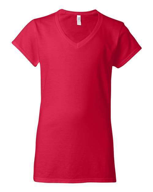 Gildan Softstyle Ladies Fit V-Neck T-Shirt 64V00L