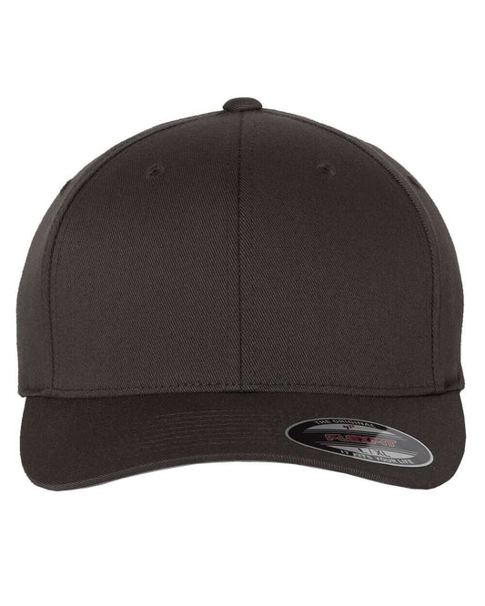 6277 Flexfit Wooly Combed Cap Curved Visor HAT DARK GREY XL/XXL FOR BIG HEAD