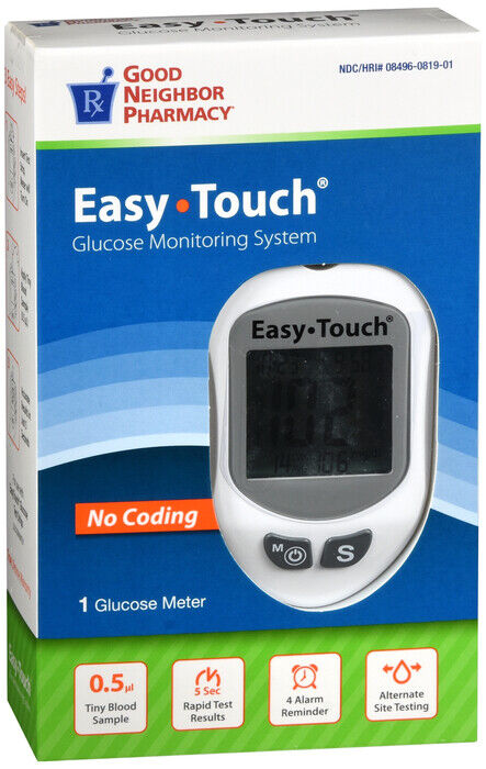 GNP EASYTOUCH BLOOD GLUCOSE METER